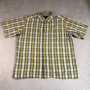 Polo Ralph‎ Lauren Shirt Men XL Plaid Button Up Preppy Logo Collar Classic